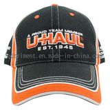 100% Cotton Twill Insert Piping Embroidery Baseball Cap (TM0920)