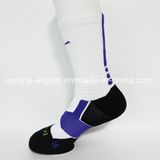 Customized Men Cotton Polyester Elastane Basketball Socks