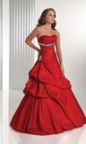 2015 Beaded Taffeta Fashion Prom Gowns (PD3010)