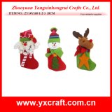 Christmas Decoration (ZY14Y160-1-2-3) Christmas Winter Sock Christmas Charms