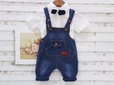 Boys Denim Bib Pants Fashion Children Jeans Overalls