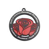 Customized Znic Alloy Black Plated Marathon Gold Medal