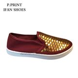 Women Fashion Canvas Shoes PVC Injection Cheap Price