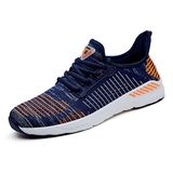 Lowest Price No Name Flyknit Mesh Lightweight Running Shoes Men