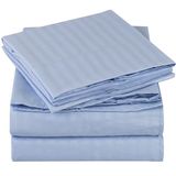 Wholesale Hotel Bedding Collection Satin Microfiber Bed Sheet Set