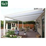 PC Solid Sheet Aluminium Frame Awnings /Balcony Rain Awnings