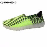 Luminous Casual Knitted Upper Men Women LED Shoes with LED Light