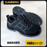 Split Nubuck Leather Safety Shoes with Ce Certificate S3 (SN5480)