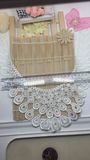 New Design Wholesale 11.5cm Width Embroidery Peacock Tail Collar Lace for Garments Decorations & Women's Clothing Accessories