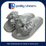 High Quality Printed Women Bowknot Slippers Logo