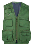 Customised Nylon Sleeveless Womens Pocket Vests & Workwear