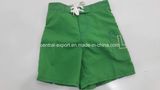 Oeko-Tex Half Elastic Waist Polyester Contrast Color Panel Children Board Short Swimwear