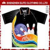 Promotional Sublimation Print Sports Short Sleeve Golf Shirt Polyester (ELTMPJ-306)