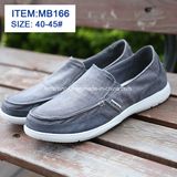 Latest Men's Slip on Comfort Walking Canvas Shoes Wholesale (MB166)