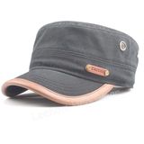 Leisure Embossed PU Applicate Baseball Military Hat