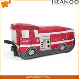 3D Fire Fighting Truck Shape Kids Luggage Trolley Backpack Bag