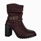 Fashion Outdoor Ladies Winter Heeled Knee-High Long Boots