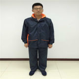 Polyester Coated Durable Rainsuit with Reflective Tape