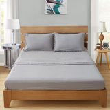Washed Polyester 110GSM Bedding Bedsheet Sets