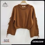 Lady Cuff Bow Sleeve Cute Sweater