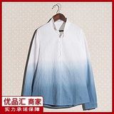 Men's Clothing 100%Cotton Woven Shirt with DIP Dye (RTS14024)