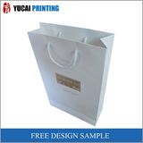 2017 White Bag Matt Lamintion Bag Paper Shopping Bag