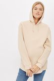 2017 Hot Sale Plain Cotton Maternity Longline Hoodies Wholesale