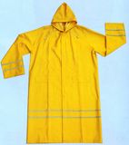 Rain Coat with Reflectiv Tape