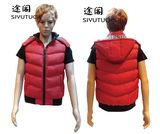 Men Fashion Padding PVC Hoody Winter Vest Jacket (SY-803)