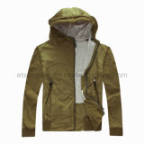 Fashion 100% Nylon Men's Casual Jacket with Cap (PPE12ROLAND)
