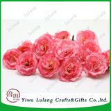 Artificial Silk Mini Tea Rose Flower Heads for Dress Decoration