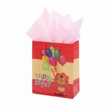 Matte Lamination PP Rope Customize Handmade Paper Bag for Kids