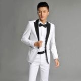New Style Men's 2-Piece Dress Balck Men Suits