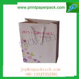 Luxury Recycled Top Quality Twisted Customized Retail Shopping Paper Bag with Handle