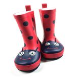 Children Rain Boots Spring Autumn Winter Boys Girls Shoes Baby Kids Beetle Flat Rainboots Walker Waterproof Shoes Cartoon Rainbo