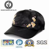 2017 USA Top Sale Street Style Satin Fabric Baseball Cap Daddy Hat with Quality Embroidery