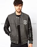 Winter Leather Wool Jackets Men (ELTBQJ-187)