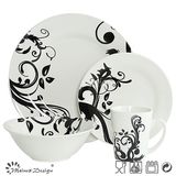 Classic Whole Sale Porcelain with Decal Dinner Set 16PCS