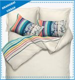 Colorful Stripes Polyester Printed Duvet Cover Bedding