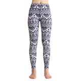 Black & White Women's Sportswear Running Pants Yoga Legging