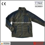 Anoraks Coarse Needle Mens Knitted Fleece Jacket