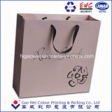 Custom White Kraft Paper Bag, Luxury Paper Shopping Bag