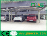Aluminium Powder Coating Sturcture Parking Shed with PC Sail