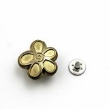 New Design Flower Shape Fastener for Women Clothes