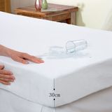 Waterproof Smooth Fabric Hypoallergenic Cheap Wholesale Anti Dust Mite Queen Size Bed Bug Proof Mattress Protector with Zipper