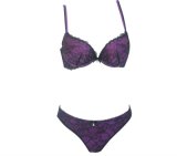 Purple Bra with Beautiful Lace Women Underwear (EPB277)