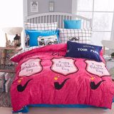 Cheap Price Printed Polyester Bedding Blanket Cover Set