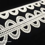 Latest Spot Circle Design Trimming, Lace Fabric Trim for Curtain Decoration L126