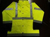 High Quality Reflective Raincoat with En20471 Standard