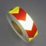 5cm Yellow and Red Arrow Adhesive Vehicle Reflective Marking Tape